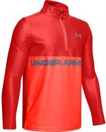 полная мощность: футболка under armour tech 1/2 zip для мальчиков – развяжи силу! логотип