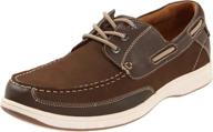 👞 stylish florsheim men's lakeside boat brown shoes for men - elevated comfort logo