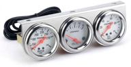 📊 carrfan 2'' triple gauge kit: enhanced monitoring with volt, water temp, and oil pressure gauges logo