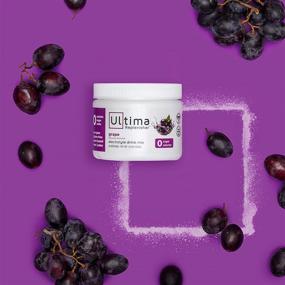 img 2 attached to 🍇 Ultima Replenisher Electrolyte Hydration Powder (Grape) - Sugar Free, Zero Calories & Carbs - Gluten-Free, Keto, Non-GMO with Magnesium, Potassium, and Sodium - 30 Servings