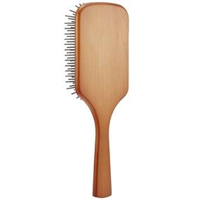 img 1 attached to 🌿 AVEDA Wooden Paddle Brush: Natural and Gentle Hair Care