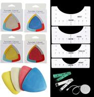 🧵 enhance your sewing projects with fadikx 8pcs fabric tailors chalk, 4pcs tshirt alignment tool, and 3 pcs tape measure sewing notions & accessories logo