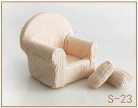 img 3 attached to 📷 Newborn Photography Props: Soft Baby Sofa with 2 Cushion, Sofa Photo Suit - Ideal for Newborn Photography Shoots, Studio Essential Accessories