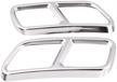 tailpipe accessories stainless mercedes 2010 2017 logo