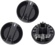 🔧 karpal heater air conditioner climate control knob switch - compatible with 55905-0c010 - 2000-2006 toyota tundra - pack of 3: prime replacement solution logo