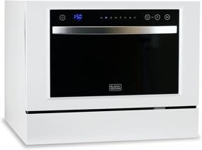 img 3 attached to Compact Countertop Dishwasher, 6 Place Settings, White by BLACK+DECKER - BCD6W