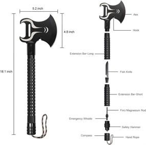 img 3 attached to GOGOTIT Multitool Survival Tactical Ax Tactical Tomahawk