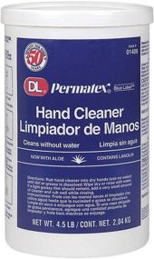 img 1 attached to 🧼 Растворитель для рук Permatex 01406-6PK DL Blue Label Cream Hand Cleaner - 4.5 фунтов, (упаковка из 6 шт.): Мощное и долговечное средство для очистки рук