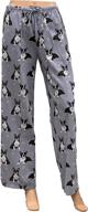 🐾 cozy boston terrier pajama pants: ultimate comfort for men's sleep & lounge logo