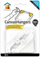 🖼️ under the roof decorating 5-100200 15 lb canvas hangers, white - place & push logo