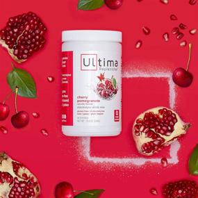 img 3 attached to 🍒 Ultima Replenisher Электролитный напиток, вкус черешни-граната - 90 порций, без сахара, нулевые калории, нулевые углеводы - без глютена, дружественное по отношению к кето, не содержит ГМО с магнием, калием, кальцием.