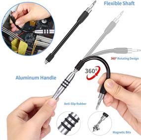 img 3 attached to 🔧 Professional Computer Repair Kit with 139 Pieces, Includes Laptop Opening Tool, Magnetic Screwdriver Set with 98 Bits, and 41 Practical Tools, Compatible with MacBook, PC, Tablet, iPhone, Xbox Controller