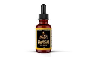 img 4 attached to 👑 Gladiator Beard Oil: Conquer Scent, Ultra-Conditioning Formula with All-Natural Oils to Soften & Strengthen Your Beard (2 oz.) - Made in USA