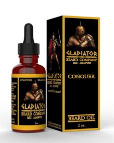 img 3 attached to 👑 Gladiator Beard Oil: Conquer Scent, Ultra-Conditioning Formula with All-Natural Oils to Soften & Strengthen Your Beard (2 oz.) - Made in USA