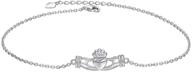 стерлинговое серебро s925 бохо пляжное браслет на щиколку для женщин и девочек - регулируемое ювелирное изделие на щиколку; идеальный подарок на день рождения логотип