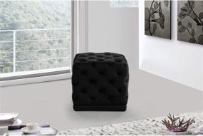 img 1 attached to Meridian Furniture Stella Ottoman Contemporary Furniture for Accent Furniture