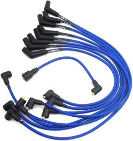 img 1 attached to 🔵 JBA W06509 Blue Ignition Wire: Superior Performance for Ford 289/302/351 Engines