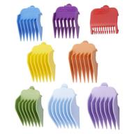 🔥 cosyonall 8 piece set - 8 color guide combs | fits clipper-blade width of 38.5mm/length 45.5mm | 8 cutting lengths from 1/8” to 1” (3-25mm) | ideal for professional hair stylists and barbers logo