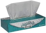 angel soft professional series 2-ply white tissues - box of 100 logo