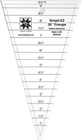 img 1 attached to Простой треугольник для квилтинга Simpli EZ 8829418 30 градусов