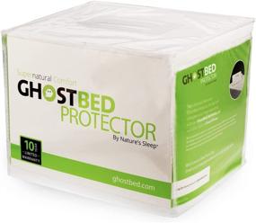 img 4 attached to 👻 High-Performance GhostBed Queen Waterproof Mattress Protector & Cover - Silent, Ultralight, Breathable & Eco-Friendly