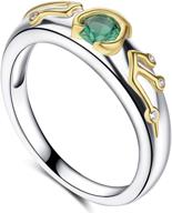 💍 kokiri's emerald ring: captivating sheikah slate-inspired jewelry logo