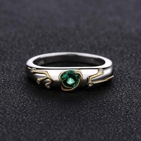 img 2 attached to 💍 Kokiri's Emerald Ring: Captivating Sheikah Slate-Inspired Jewelry