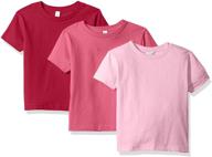 👚 clementine apparel girls' clothing: short sleeve t-shirt three pack logo