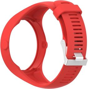 img 3 attached to 🕐 QGHXO Polar Silicone Replacement Watch Bands - Customizable Fit for Men's Watches