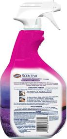 img 3 attached to 🧼 Clorox Scentiva Multi Surface Cleaner - Tuscan Lavender & Jasmine, Pack of 6 - 32 Fl. Oz.