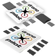 dimecard sd microsd holders organizer quadcopter logo