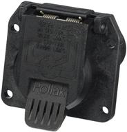 essential rv accessory: pollak 11-893p 🔌 oem style 7-way socket for optimal connectivity logo