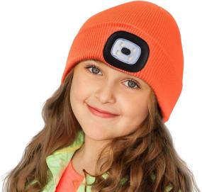 img 4 attached to 🧢 Versatile Rechargeable Headlamp - Etsfmoa Unisex Children's Hat & Cap Accessory