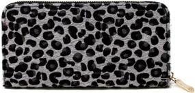 img 3 attached to 👜 Stylish Leopard Print Handbags & Wallets: Me Plus Zippered Collection in Beige for Women