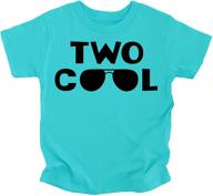 olive loves apple two cool sunglasses 2nd birthday shirt: perfect outfit for toddler boys' picture-perfect celebration! logo