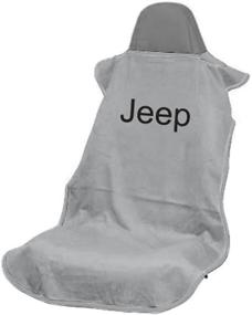 img 1 attached to 🚙 Seat Armour SA100JEPG Grey 'Jeep' Seat Protector Towel: Ultimate Comfort and Protection for Your Jeep Seats