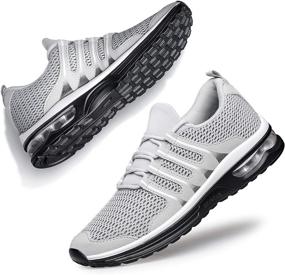 img 4 attached to Comfortable Slip-On Sneakers for Women - SOBASO Mesh Walking Shoes, Ideal for Work, Athletics, and Casual Wear