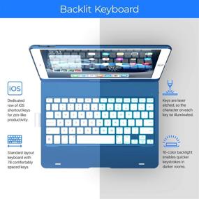 img 3 attached to IPad Keyboard Case For IPad 2018 (6Th Gen) - IPad 2017 (5Th Gen) - IPad Pro 9
