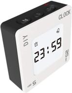 ⏰ multi-purpose timer: shaking alarm clock for efficient time management in kitchen, classroom, meetings, and sports logo