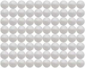 img 4 attached to Crafjie 80-Pack 1 Inch Craft Styrofoam Balls - Smooth 🎨 White Foam Round Polystyrene Balls for DIY Decorations and School Projects