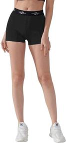 img 3 attached to 🏐 High-Performance CADMUS Women's Spandex Volleyball Shorts: 3" Workout Pro Shorts