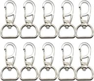 🔗 bytiyar 10 pcs small metal clasps: durable spring swivel snap hooks carabiner clips for multiple uses логотип