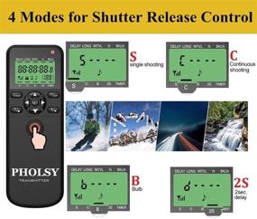 img 3 attached to PHOLSY Wireless Timer Remote Control with Intervalometer and HDR for Sony Alpha 1, Alpha 9, Alpha 9 II, Alpha 7 II, Alpha 7 III, Alpha 7R II, Alpha 7R III, Alpha 7R IV, Alpha 3500, Alpha 6600, Alpha 6500, Alpha 6400, Alpha 6100, Cyber-shot RX100 IV, RX100 VI, RX100 VII, RX10 IV, DSC-HX99, Alpha 68