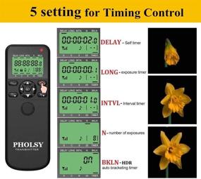 img 2 attached to PHOLSY Wireless Timer Remote Control with Intervalometer and HDR for Sony Alpha 1, Alpha 9, Alpha 9 II, Alpha 7 II, Alpha 7 III, Alpha 7R II, Alpha 7R III, Alpha 7R IV, Alpha 3500, Alpha 6600, Alpha 6500, Alpha 6400, Alpha 6100, Cyber-shot RX100 IV, RX100 VI, RX100 VII, RX10 IV, DSC-HX99, Alpha 68