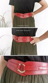 img 3 attached to 👑 Stylish TY Belt Leather Accessories for Women: Elevate Your Fashion Game with Trendy Belts