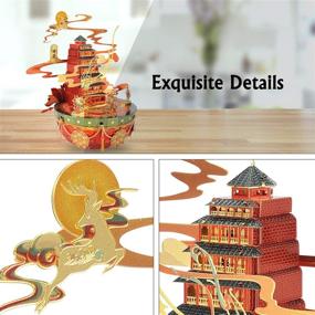 img 1 attached to 🏯 Dunhuang Ornaments Building Province: Exquisite Microworld Treasures for your Collection