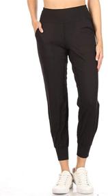 img 3 attached to JGEZIP 1X Women's Jogger Pants with Zipper - Black - Clothing for Lingerie, Sleep, and Lounge