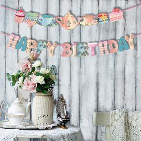 img 2 attached to 🎉 Whimsical and Festive Birthday Wonderland Decorations Supplies by Konsait