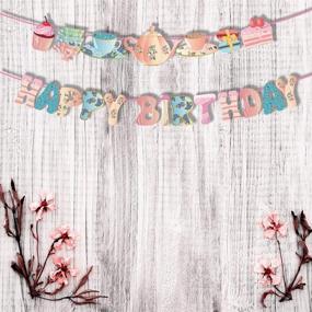 img 1 attached to 🎉 Whimsical and Festive Birthday Wonderland Decorations Supplies by Konsait