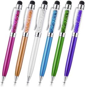 img 4 attached to 🖊️ Besgoods 2-in-1 Touch Screen Stylus Pen: All Capacitive Devices, 6 Color Pack
